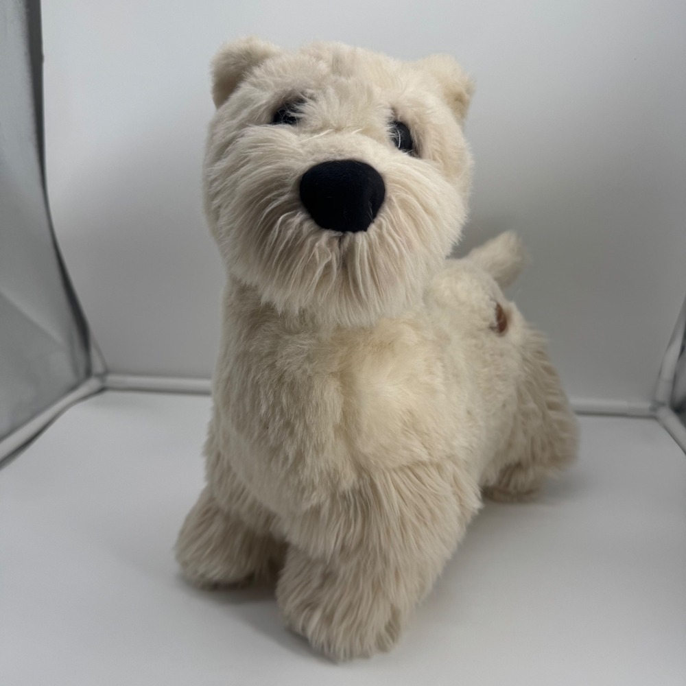 Vintage Lou Rankin Best Friends Westie Dog Plush Stuffed Animal The Encore Group